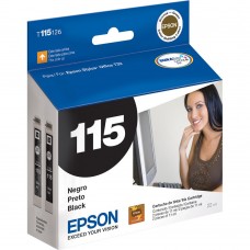 CARTUCHO DE TINTA T115126-BR (2x 115) PRETO (2x 11ml)EPSON CARTUCHO DE TINTA T115126-BR (2x 115) PRETO (2x 11ml)EPSON
