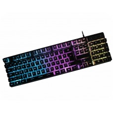 TECLADO GAMER RAINBOW SEMI MECANICO USB KM-A628 K-MEX