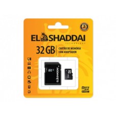 CARTAO DE MEMORIA MICRO SD 32 GB C/ADAPTADOR EL SHADDAI