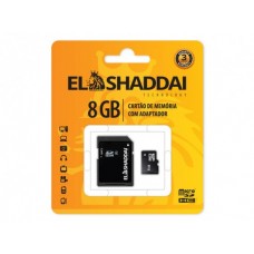 CARTAO DE MEMORIA MICRO SD 8 GB C/ADAPTADOR EL SHADDAI